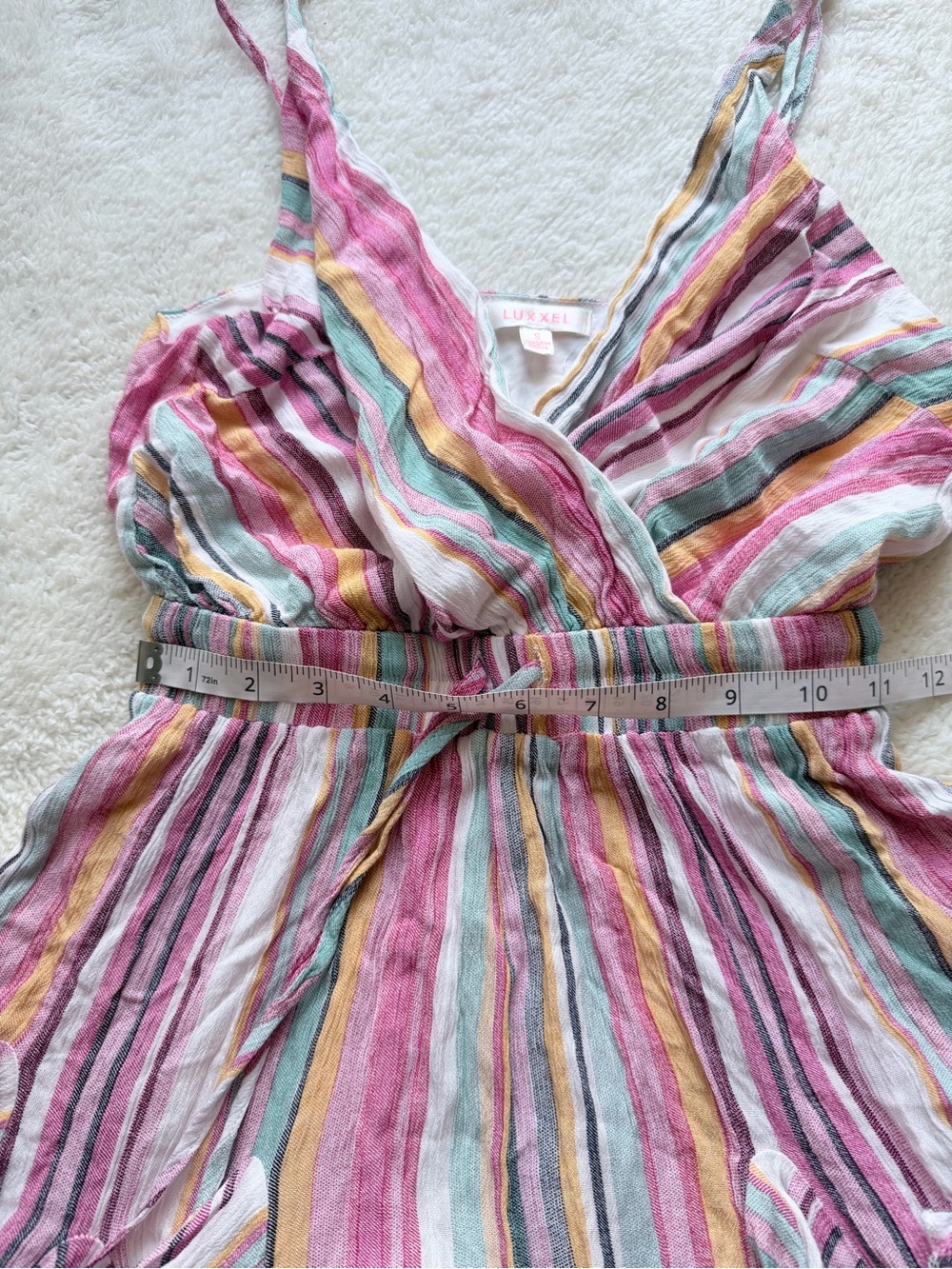 Colorful Striped Romper - Picture 6 of 8